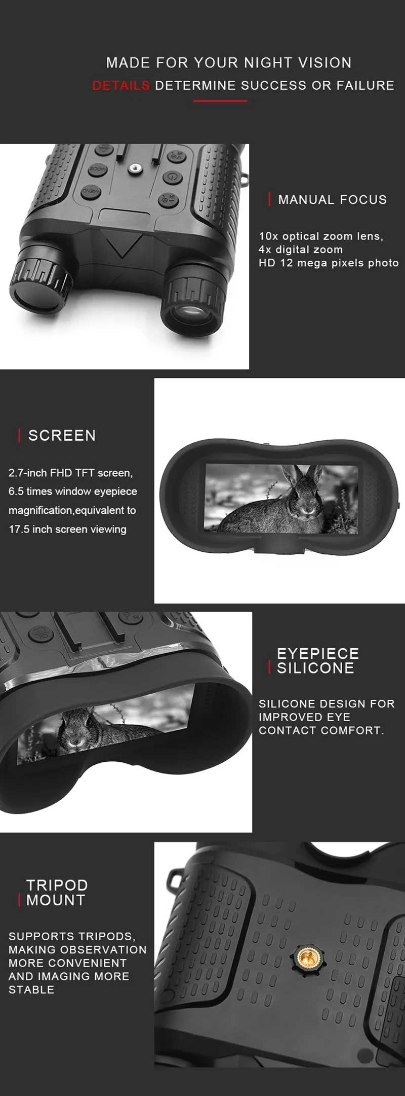 Night vision goggles product details