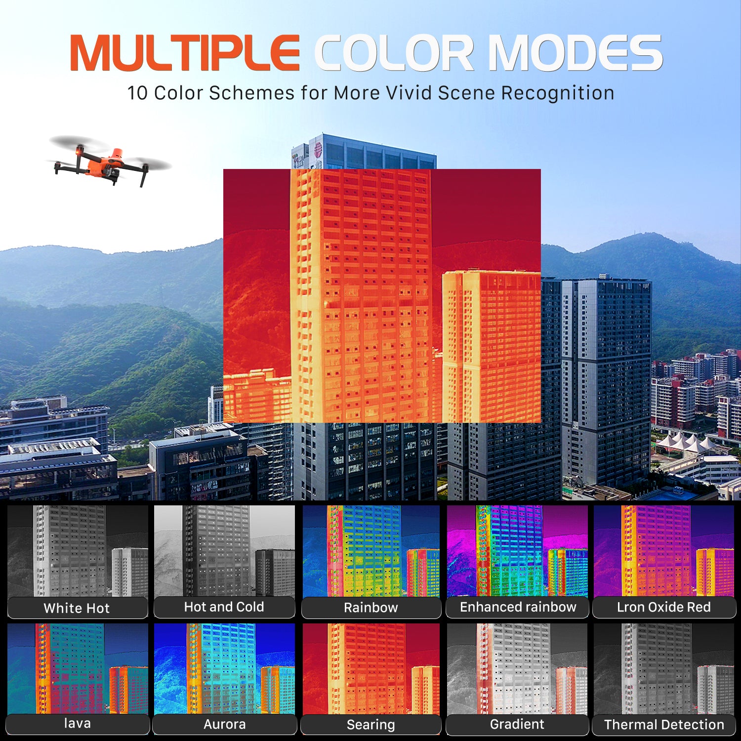 Autel EVO 2 rtk with 10 Color Schemes