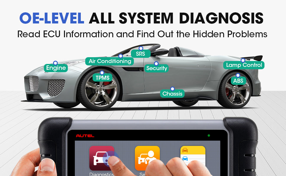Autel MK808 OE-level All Systems Diagnosis