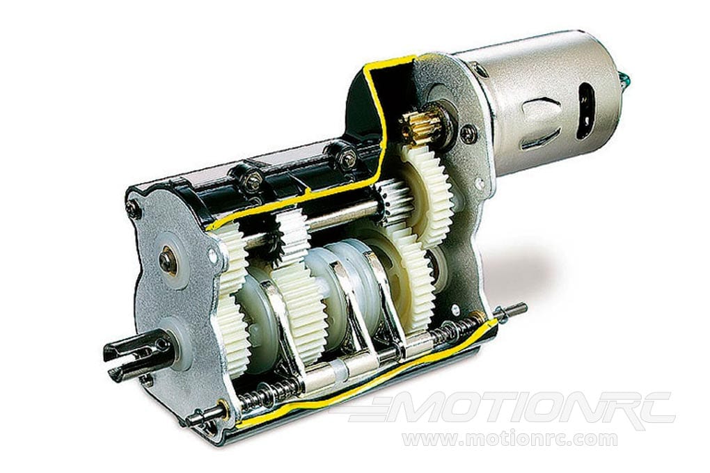 540-Sized Motor and 3-Speed Transmission